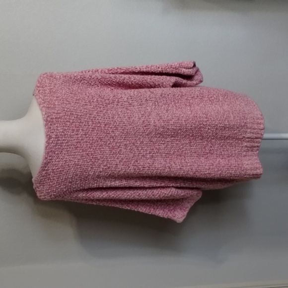 Chico's sweater raspberry pink and white dolman style size 3 XL 16 - Picture 5 of 10